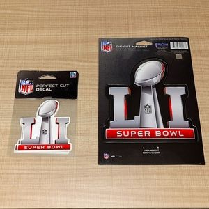 NFL Super Bowl LI Die cut magnet and perfect cut decal Merchandise